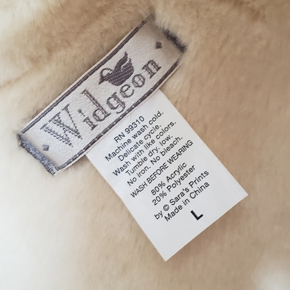 Widgeon Faux Fur Leopard Cheetah Poncho Girls L - Picture 8 of 8